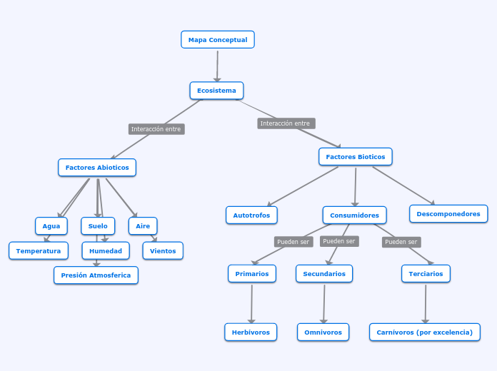Mapa Conceptual de Los Ecosistemas | Mapas Conceptuales